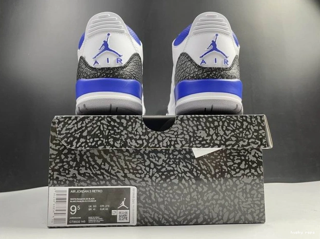 Rep Husky 3 Air Jordan Blue CT8532-145 Racer 0720